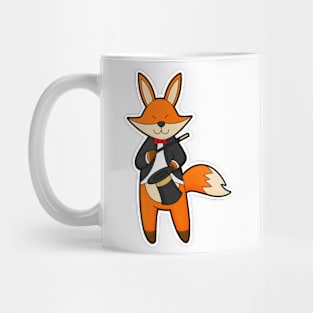 Fox as Magician with Magic wand & Hat Mug